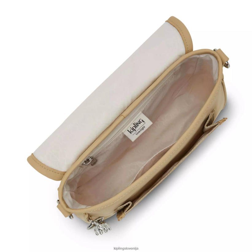Kipling V4X2B180 naravna bež inaki majhna torbica za čez ramo ženske torbice za čez ramo