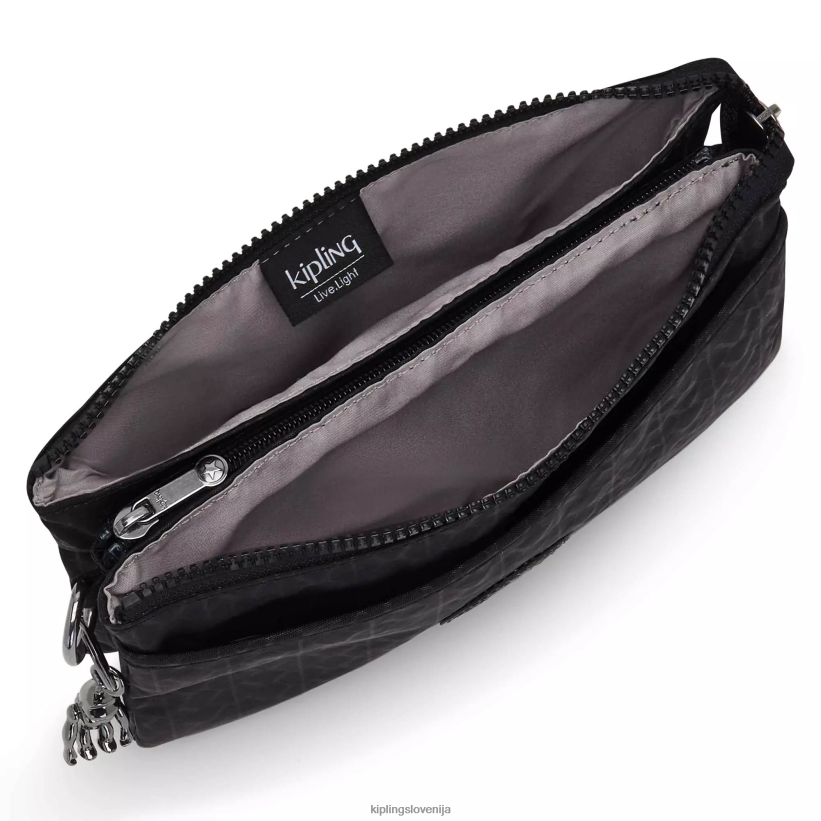 Kipling V4X2B187 vtisnjen podpis torba za čez telo s potiskom riri ženske torbice za čez ramo