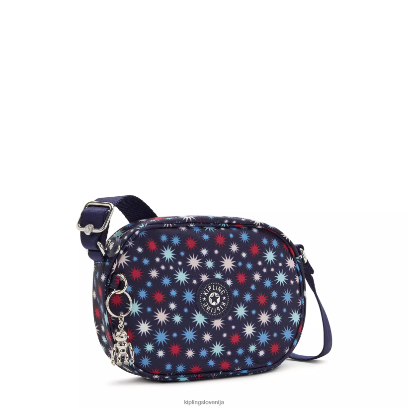 Kipling V4X2B220 funky zvezde torba za čez ramo s potiskom gema ženske torbice za čez ramo