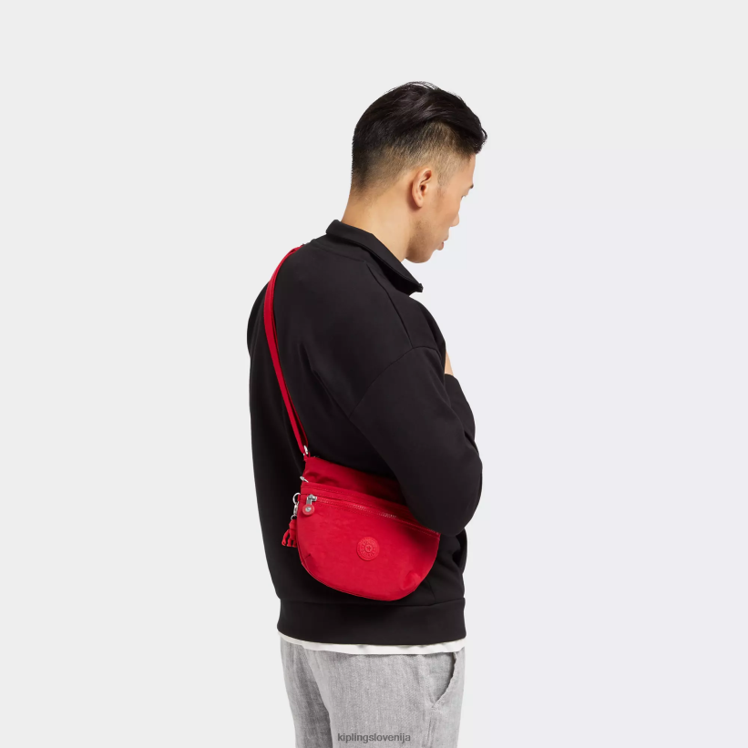 Kipling V4X2B226 rdeče rdečilo arto majhna torbica za čez ramo ženske torbice za čez ramo