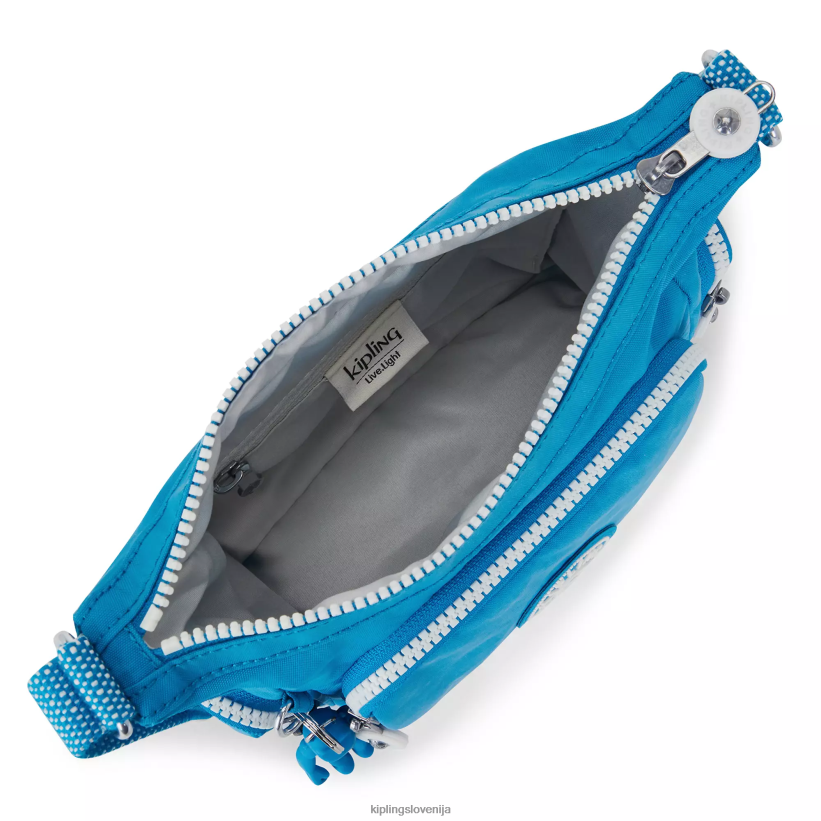 Kipling V4X2B22 željna modra gabbie mini torbica za čez ramo ženske torbice za čez ramo