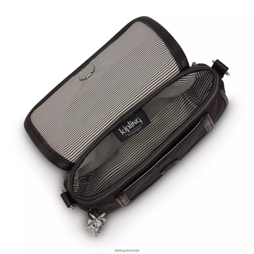 Kipling V4X2B238 paka črna inaki majhna torbica za čez ramo ženske torbice za čez ramo