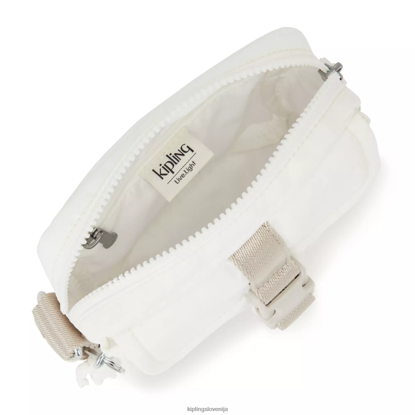 Kipling V4X2B30 alabaster desta torba za čez ramo ženske torbice za čez ramo