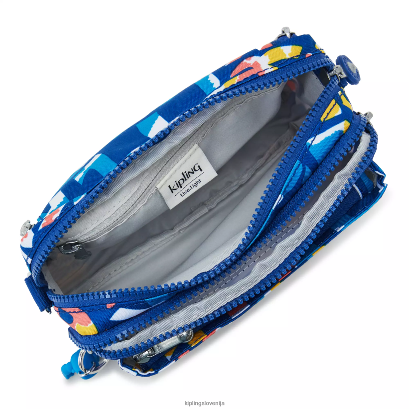 Kipling V4X2B321 neon torbica za čez ramo z več potiskom abanu ženske torbice za čez ramo