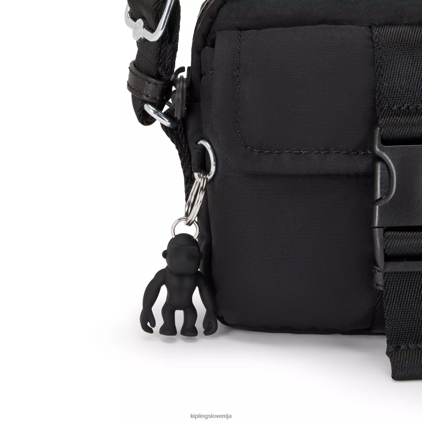 Kipling V4X2B32 Črna desta torba za čez ramo ženske torbice za čez ramo