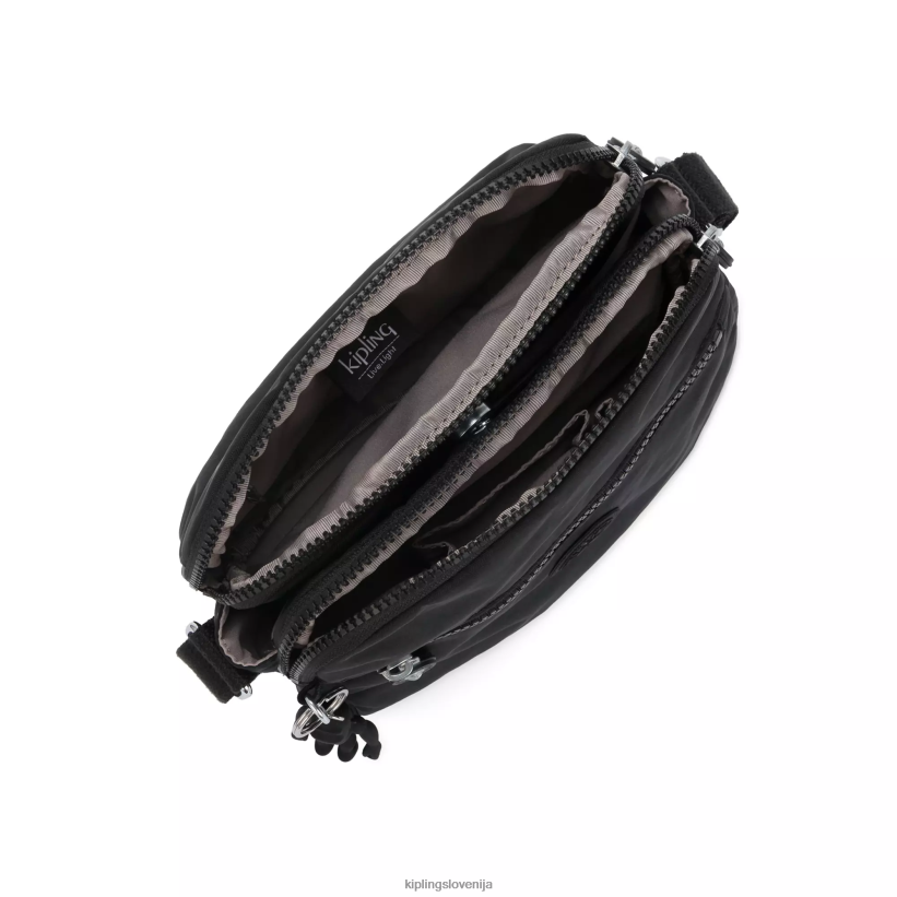 Kipling V4X2B47 črni noir keefe torba za čez ramo ženske torbice za čez ramo