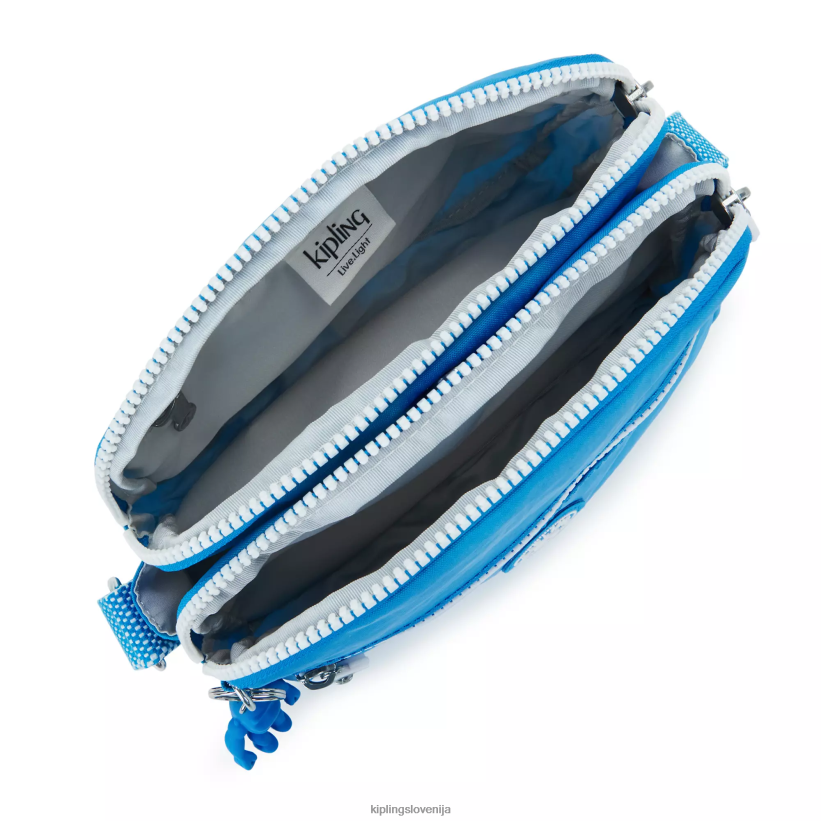 Kipling V4X2B48 željna modra keefe torba za čez ramo ženske torbice za čez ramo