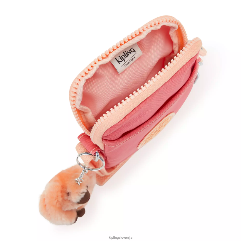 Kipling V4X2B55 veselo roza torba za telefon tally čez telo ženske torbice za čez ramo
