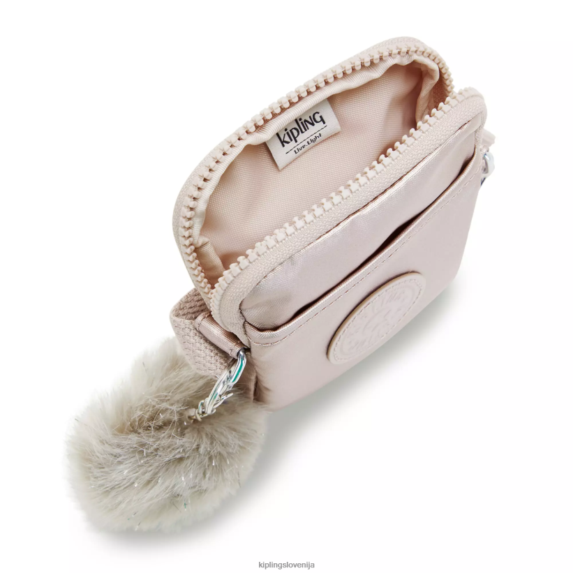 Kipling V4X2B58 kovinska vrtnica tally kovinska torba za telefon čez ramo ženske torbice za čez ramo