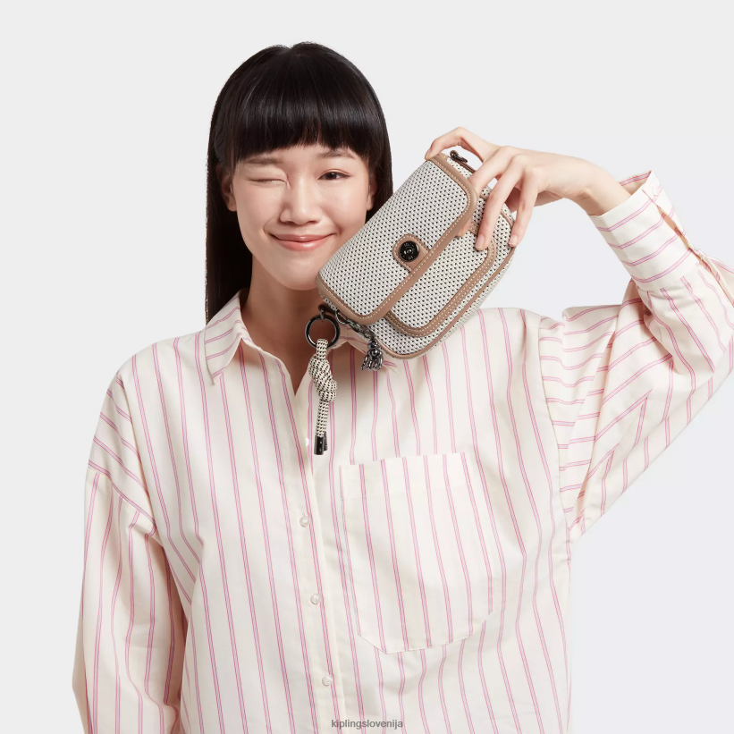 Kipling V4X2B60 skromna bež inaki majhna torbica za čez ramo ženske torbice za čez ramo