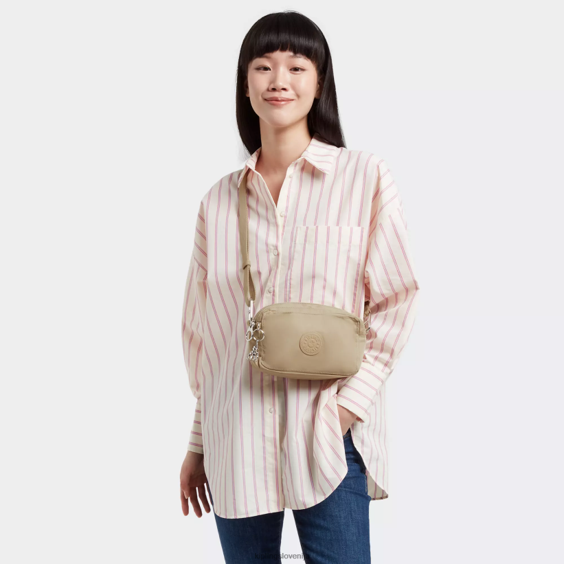 Kipling V4X2B69 naravna bež milda torba za čez ramo ženske torbice za čez ramo