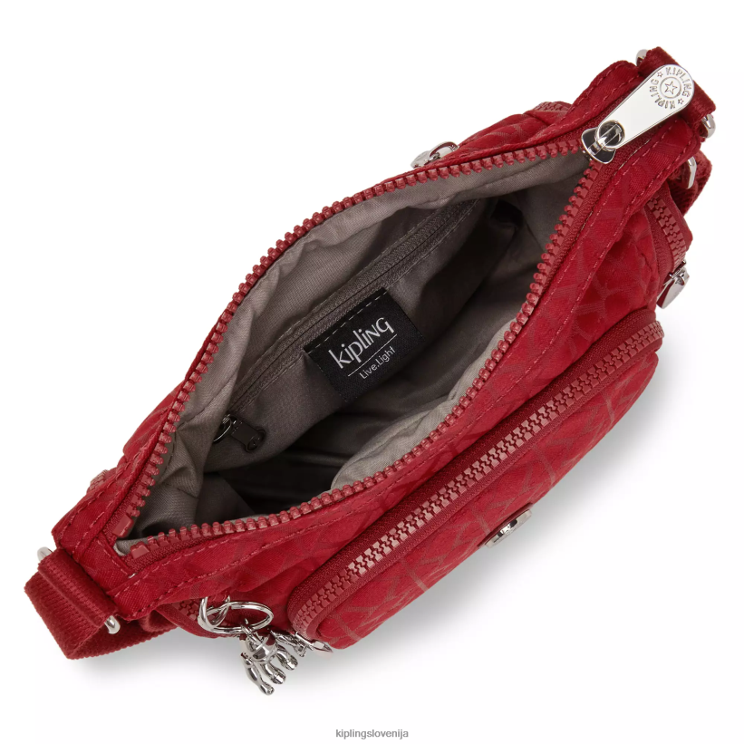 Kipling V4X2B73 signature red gabbie mini torbica za čez ramo ženske torbice za čez ramo