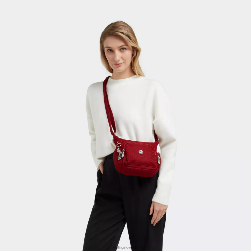 Kipling V4X2B73 signature red gabbie mini torbica za čez ramo ženske torbice za čez ramo