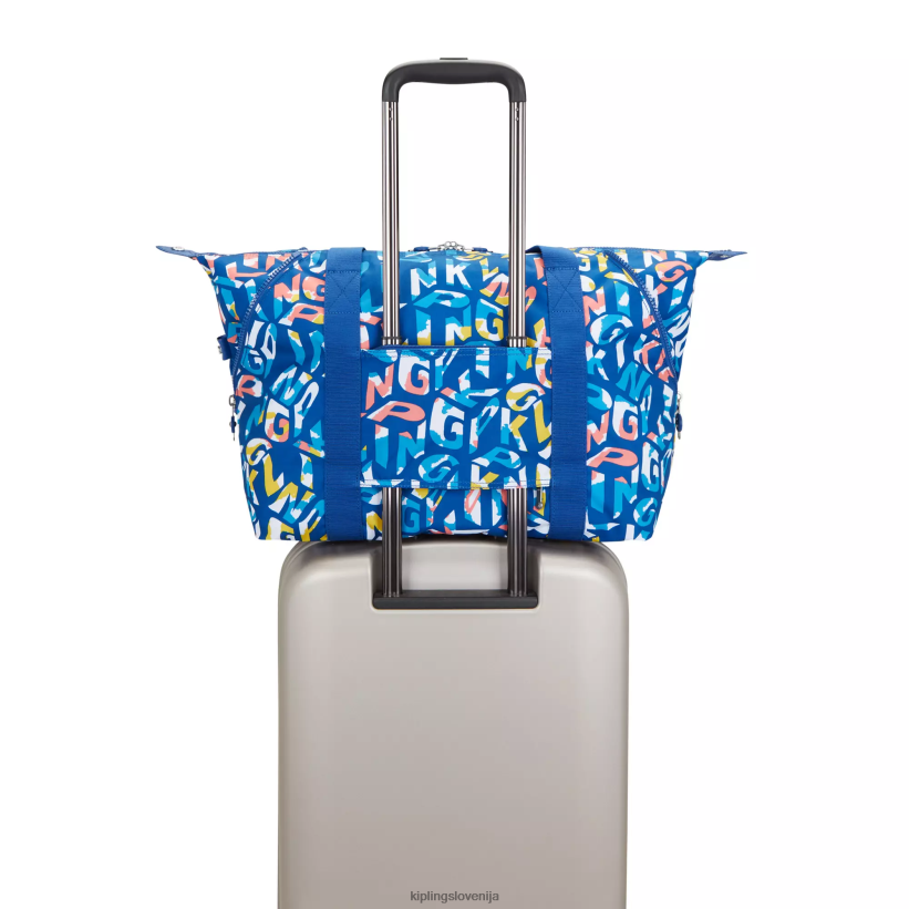 Kipling V4X2B259 neon torba z umetniškim srednjim potiskom ženske torbice