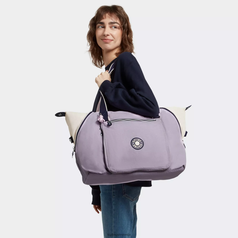 Kipling V4X2B263 nežno lila blok torba wellness art m ženske torbice