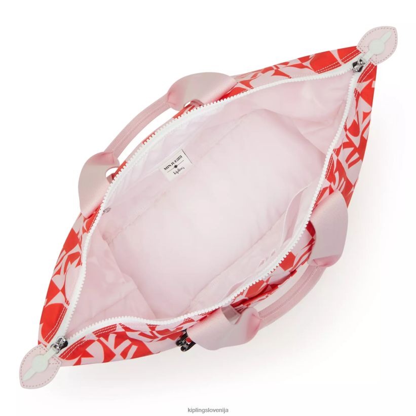 Kipling V4X2B270 minju multi print umetniška srednja torba minju kim ženske torbice