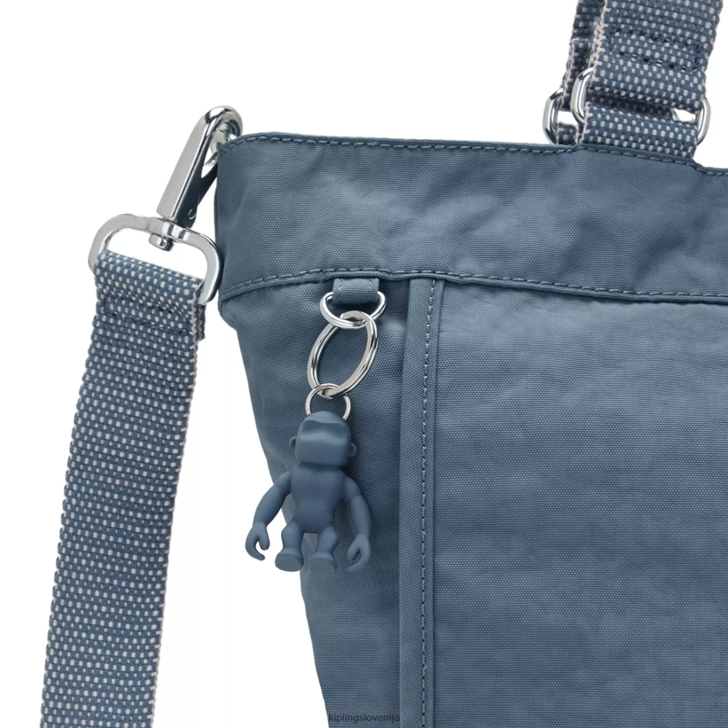 Kipling V4X2B274 čopič modra nova nakupovalna majhna torbica ženske torbice