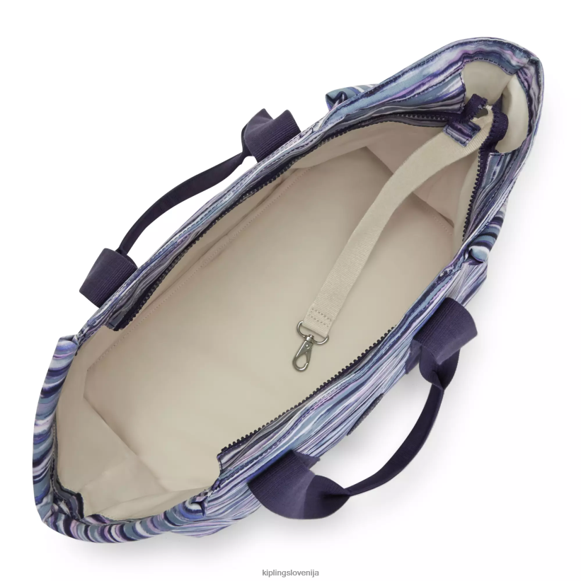 Kipling V4X2B277 črtaste črte art m torba za hišne ljubljenčke ženske torbice