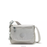 Kipling V4X2B100 svetlo kovinsko sabian kovinska mini torbica čez ramo ženske mini vrečke