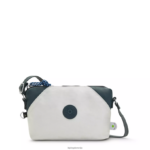 Kipling V4X2B101 lunasto sivi blok art ekstra majhna torbica za čez ramo ženske torbice za čez ramo