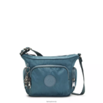 Kipling V4X2B102 nočna siva gabbie mini potiskana torbica za čez ramo ženske torbice za čez ramo