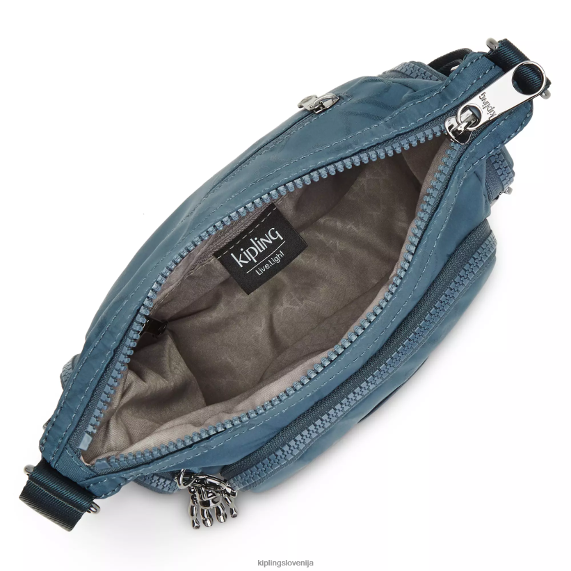 Kipling V4X2B102 nočna siva gabbie mini potiskana torbica za čez ramo ženske torbice za čez ramo - slika 3