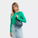 Kipling V4X2B102 nočna siva gabbie mini potiskana torbica za čez ramo ženske torbice za čez ramo - slika 4