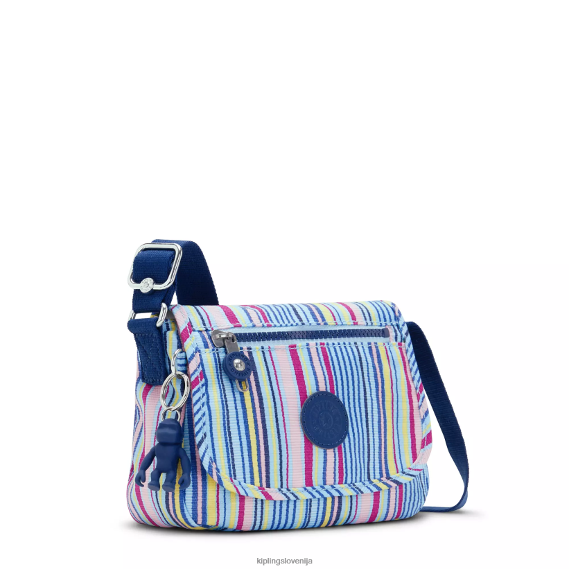 Kipling V4X2B10 letoviške črte mini torbica čez telo s potiskom sabian ženske mini vrečke - slika 2