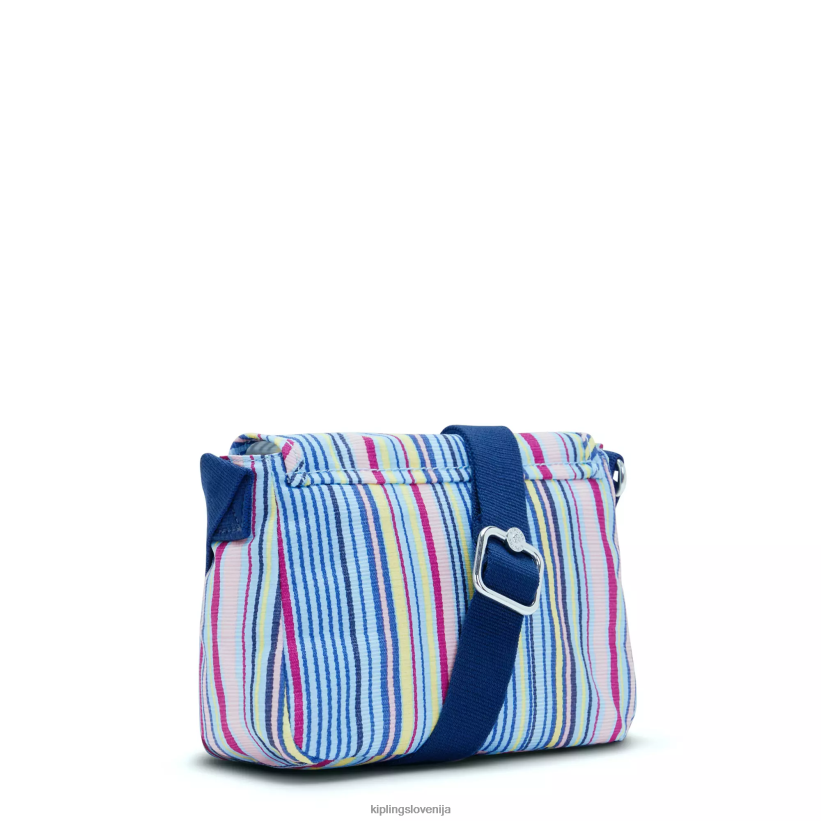 Kipling V4X2B10 letoviške črte mini torbica čez telo s potiskom sabian ženske mini vrečke - slika 4