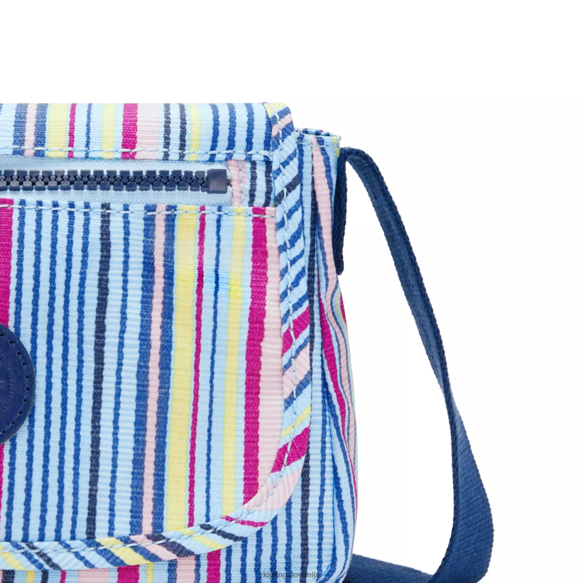 Kipling V4X2B10 letoviške črte mini torbica čez telo s potiskom sabian ženske mini vrečke - slika 5