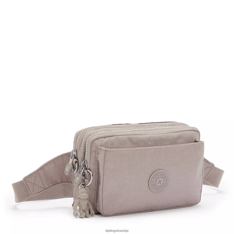 Kipling V4X2B117 siva gris abanu multi kabriolet torba za čez ramo ženske torbice za čez ramo - slika 2