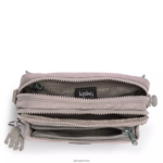 Kipling V4X2B117 siva gris abanu multi kabriolet torba za čez ramo ženske torbice za čez ramo - slika 3