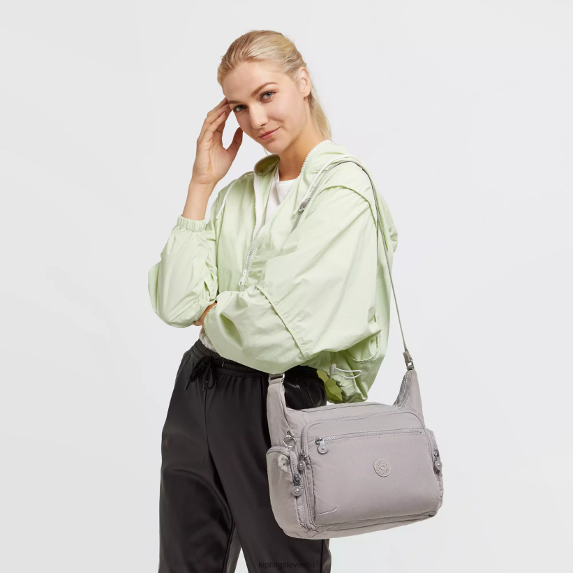 Kipling V4X2B129 siva gris gabbie torba za čez ramo ženske torbice za čez ramo - slika 4