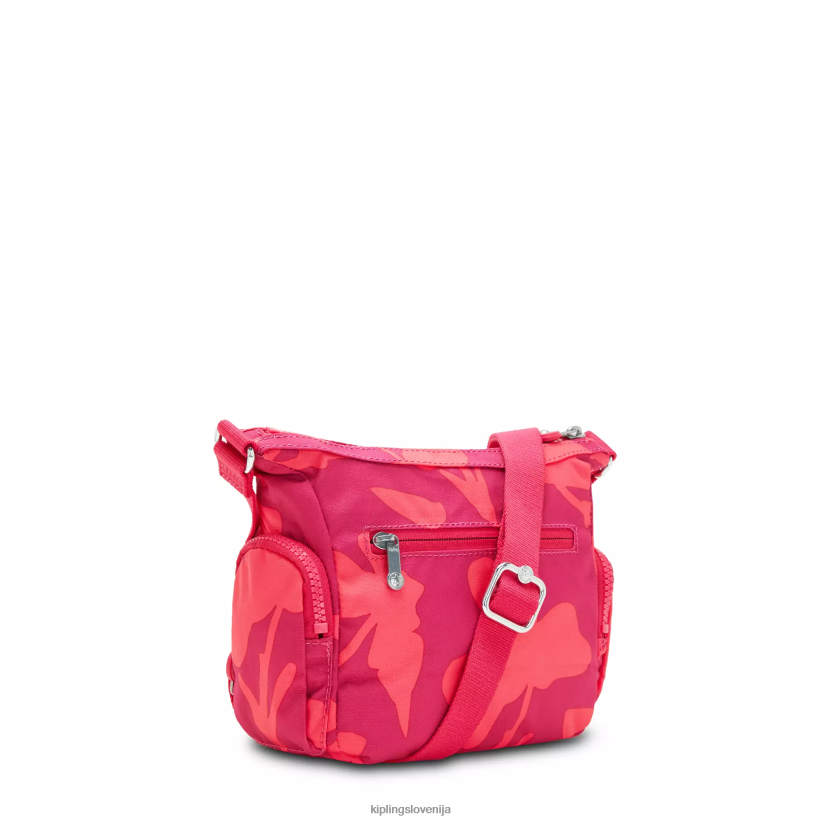 Kipling V4X2B138 koralni cvet gabbie mini potiskana torbica za čez ramo ženske torbice za čez ramo - slika 4
