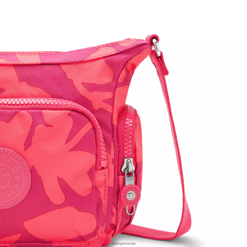 Kipling V4X2B138 koralni cvet gabbie mini potiskana torbica za čez ramo ženske torbice za čez ramo - slika 5