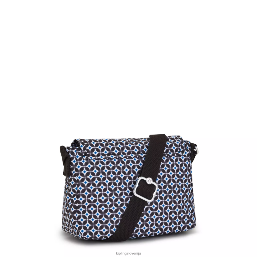 Kipling V4X2B13 črna ploščica mini torbica čez telo s potiskom sabian ženske mini vrečke - slika 5