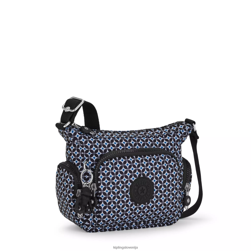 Kipling V4X2B140 črna ploščica gabbie mini potiskana torbica za čez ramo ženske torbice za čez ramo - slika 2