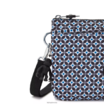 Kipling V4X2B143 črna ploščica torba za čez telo s potiskom riri ženske torbice za čez ramo - slika 5