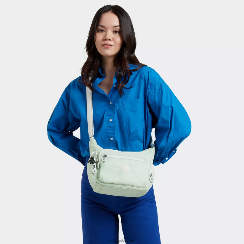 Kipling V4X2B162 zračno zelena gabbie majhna torbica za čez ramo ženske torbice za čez ramo - slika 4
