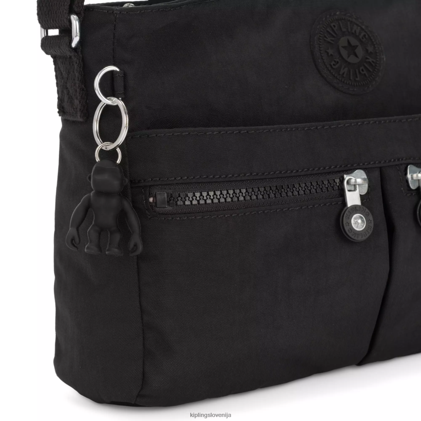 Kipling V4X2B168 črni noir nova torba za čez ramo angie ženske torbice za čez ramo - slika 4