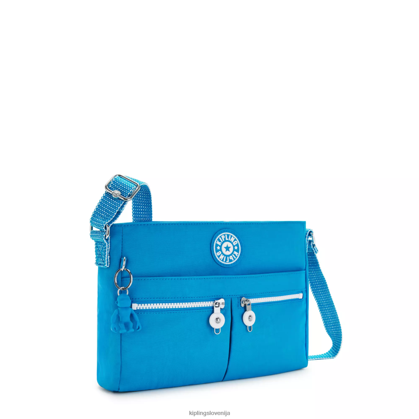 Kipling V4X2B170 željna modra nova torba za čez ramo angie ženske torbice za čez ramo - slika 2