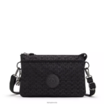 Kipling V4X2B187 vtisnjen podpis torba za čez telo s potiskom riri ženske torbice za čez ramo