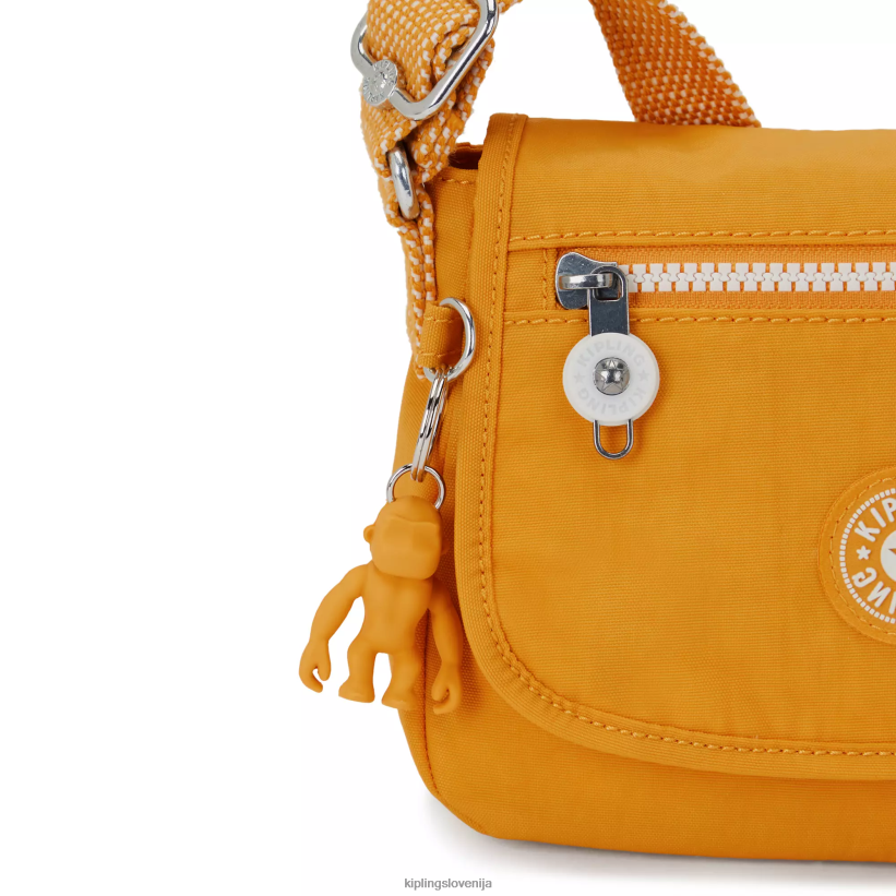Kipling V4X2B197 hitro rumeno sabian mini torba čez telo ženske mini vrečke - slika 5