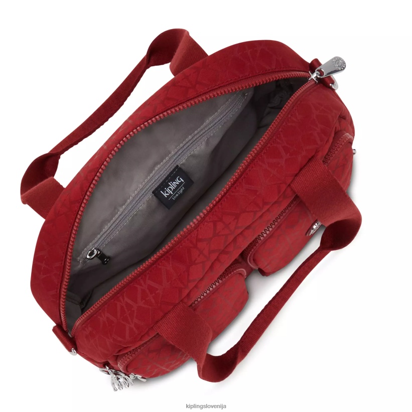 Kipling V4X2B199 signature red cool defea torba za čez ramo ženske torbe za čez ramo - slika 3