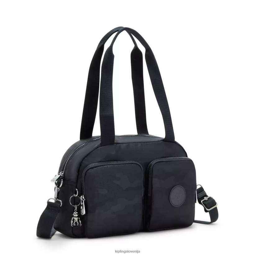 Kipling V4X2B200 črn kamuflažni relief cool defea torba za čez ramo ženske torbe za čez ramo - slika 2