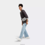 Kipling V4X2B202 svetlo kovinsko gabbie mini kovinska torbica za čez ramo ženske torbice za čez ramo - slika 4