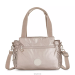 Kipling V4X2B204 kovinski sijaj elysia kovinska torba za čez ramo ženske torbe za čez ramo