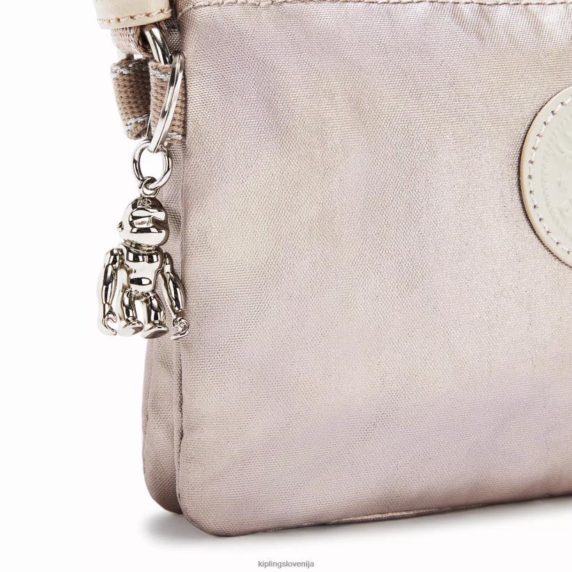 Kipling V4X2B232 kovinski sijaj creativity xb kovinska torbica za čez ramo ženske torbice za čez ramo - slika 5