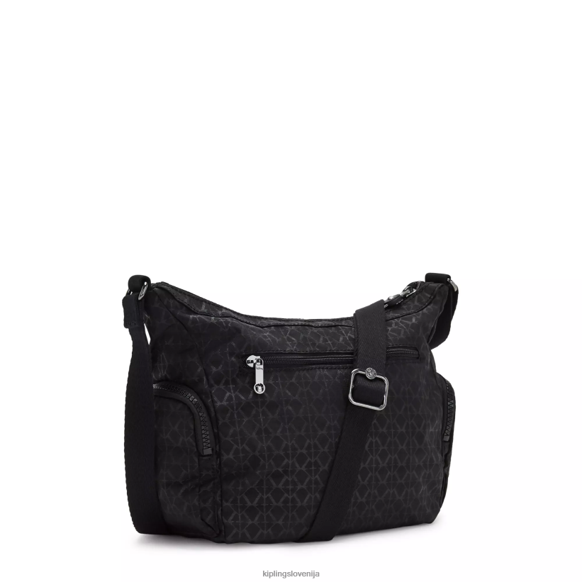 Kipling V4X2B233 vtisnjen podpis gabbie majhna potiskana torbica za čez ramo ženske torbice za čez ramo - slika 5