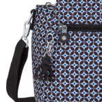 Kipling V4X2B239 črna ploščica torba za čez ramo s potiskom elysia ženske torbe za čez ramo - slika 5